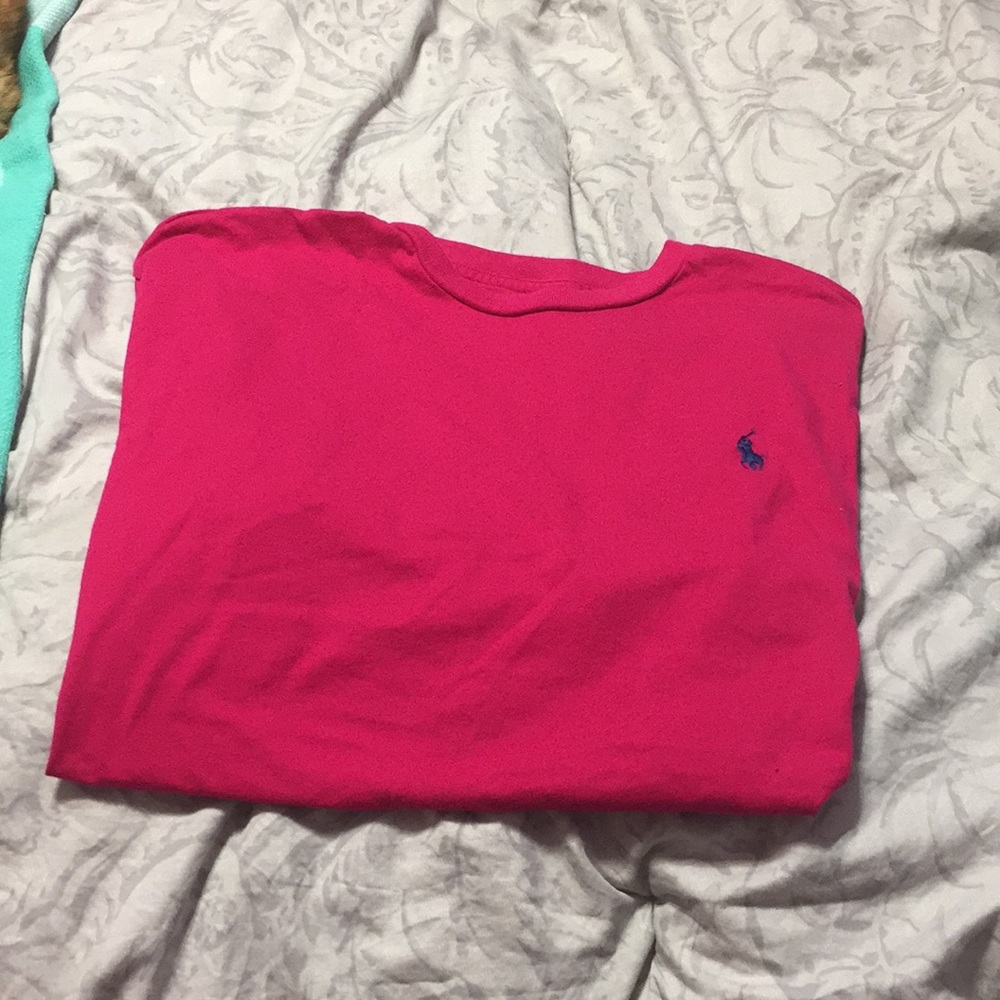 Pink small Ralph Lauren polo T-shirt for women